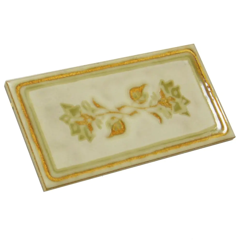 Wandfliese Dekor Wessel Keramik E2827 179403 Saba creme beige grün 10x20 cm II.Sorte Wandfliese Dekor Wessel Keramik E2827 179403 Saba creme beige grün 10x20 cm II.Sorte