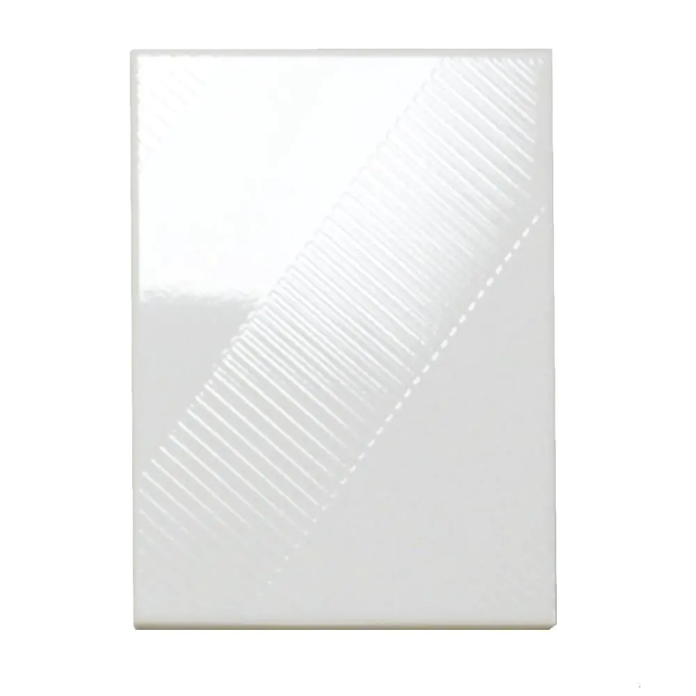 Wandfliese Dekor Steuler Design E2496 56800 Circle weiß 20x25 cm I.Sorte