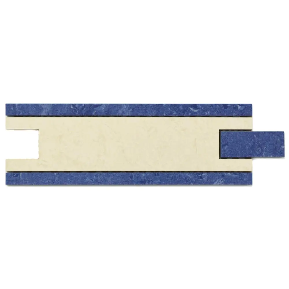 Bordüre Villeroy & Boch 2328 NK14 Athos blau creme 10x30 cm I.Sorte Bordüre Villeroy & Boch 2328 NK14 Athos blau creme 10x30 cm I.Sorte