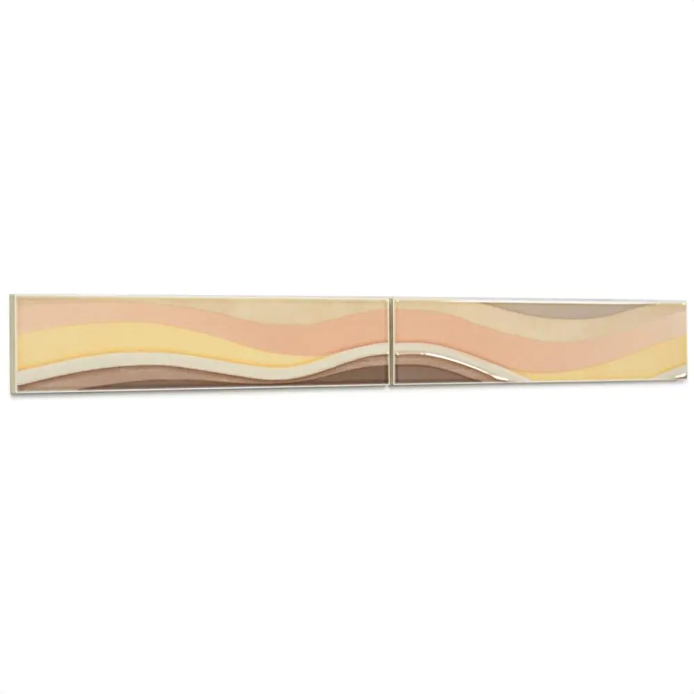 Bordüre Agrob Buchtal Nr.102 230306 2er Set braun beige 5,5x25 cm I.Sorte Bordüre Agrob Buchtal Nr.102 230306 2er Set braun beige 5,5x25 cm I.Sorte