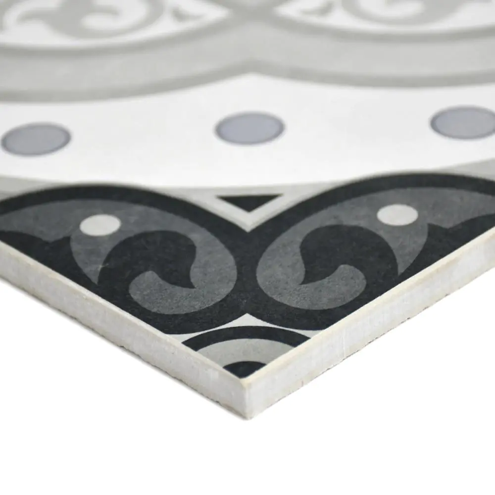 Bodenfliese Dekor Villeroy & Boch 2634 CF9H Century Unlimited grey grau 20x20 cm I.Sorte