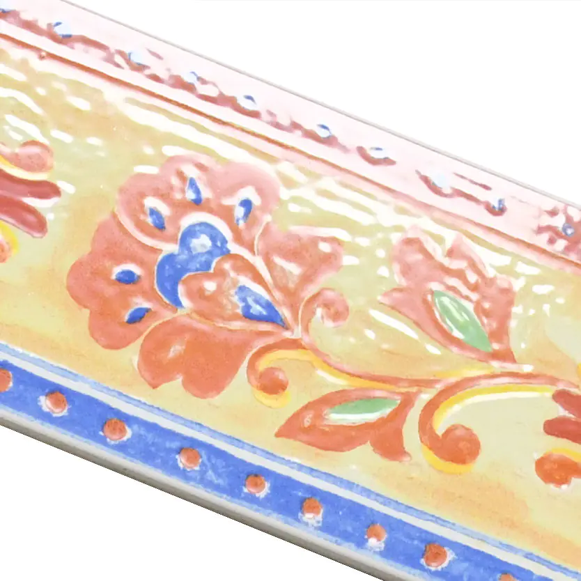 Bordüre Villeroy & Boch Nr.796 1153 CJ58 Lotus mehrfarbig 10x25 cm I.Sorte