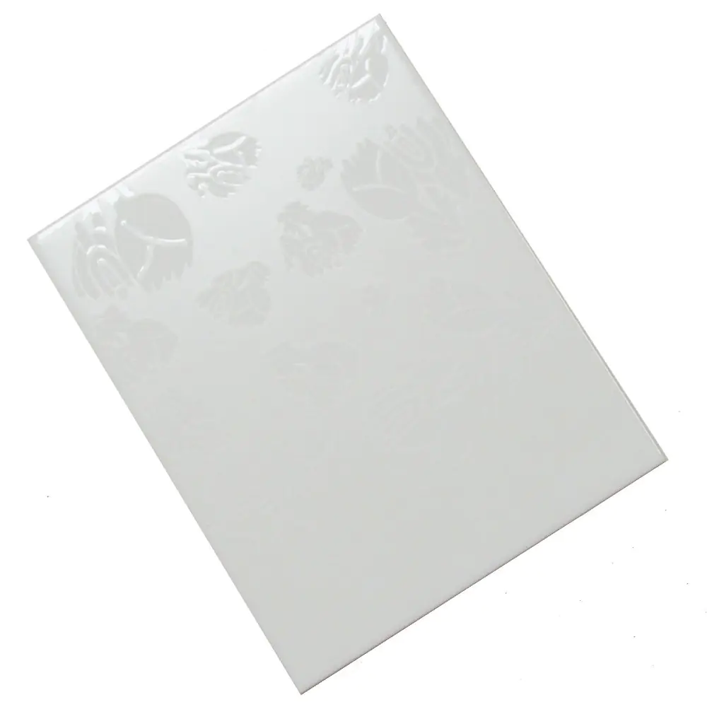 Wandfliese Bremer Wandplatten E1047 FLC 40 weiß Blumen 20x25 cm Wandfliese Bremer Wandplatten E1047 FLC 40 weiß Blumen 20x25 cm