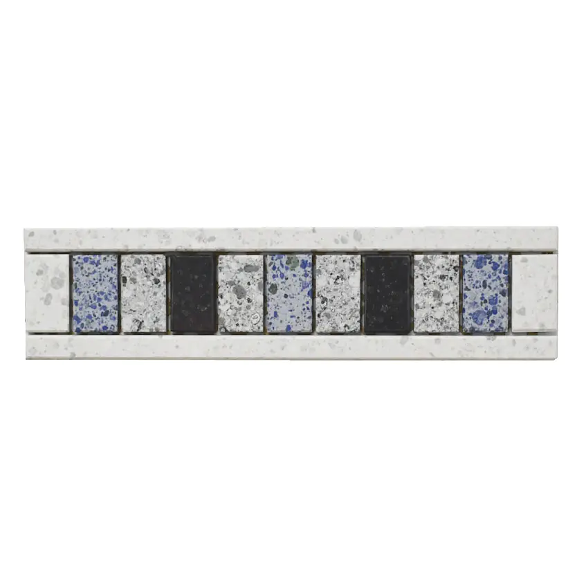 Bordüre Läufer Villeroy & Boch Nr.820 2281 GN40 Grando mehrfarbig 7,5x30 cm I.Sorte