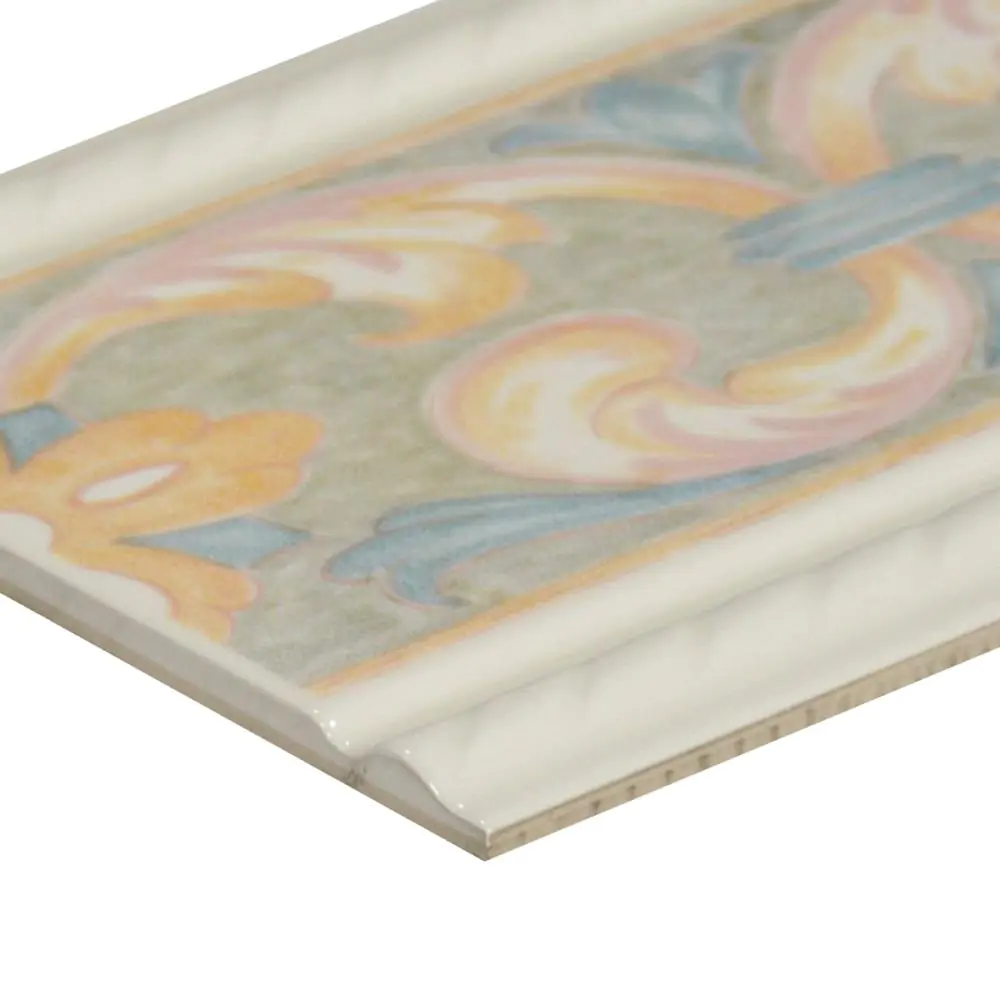 Bordüre Porcelanosa Nr.496 creme bunt Floral 20x31,5 cm