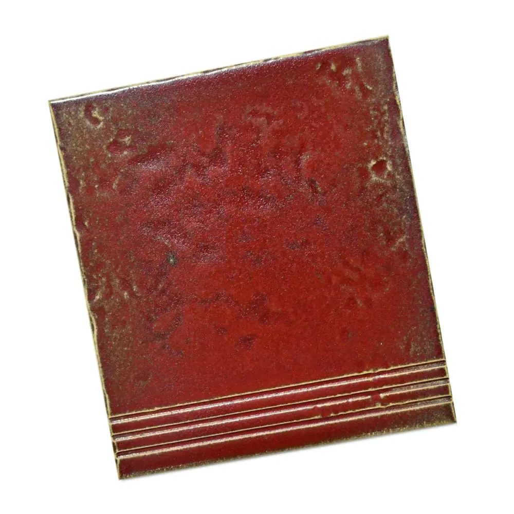 Treppenauftritt Oltmanns E4509 OT 30/7 rubinrot reliefiert 26x30 cm