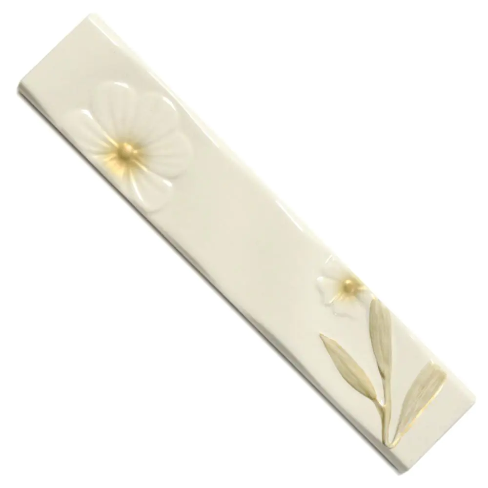 Bordüre Villeroy & Boch 1733 FL27 White Classic weiß beige 6,5x33 cm I.Sorte Bordüre Villeroy & Boch 1733 FL27 White Classic weiß beige 6,5x33 cm I.Sorte