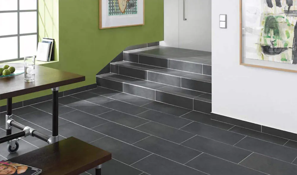 Bordüre Agrob Buchtal 280350 Concrete Stripes graphit anthrazit 8x60 cm I.Sorte Bordüre Agrob Buchtal 280350 Concrete Stripes graphit anthrazit 8x60 cm I.Sorte