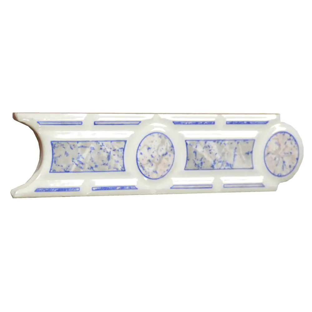 Bordüre Ceramica Montoliu Nr.501 azul weiß blau rosa 5x20 cm Bordüre Ceramica Montoliu Nr.501 azul weiß blau rosa 5x20 cm