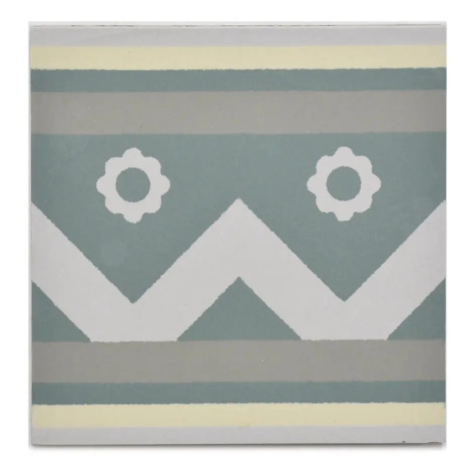 Bodenfliese Villeroy & Boch E738 2021 PC5L Mettlach grün creme 20x20 cm Bodenfliese Villeroy & Boch E738 2021 PC5L Mettlach grün creme 20x20 cm