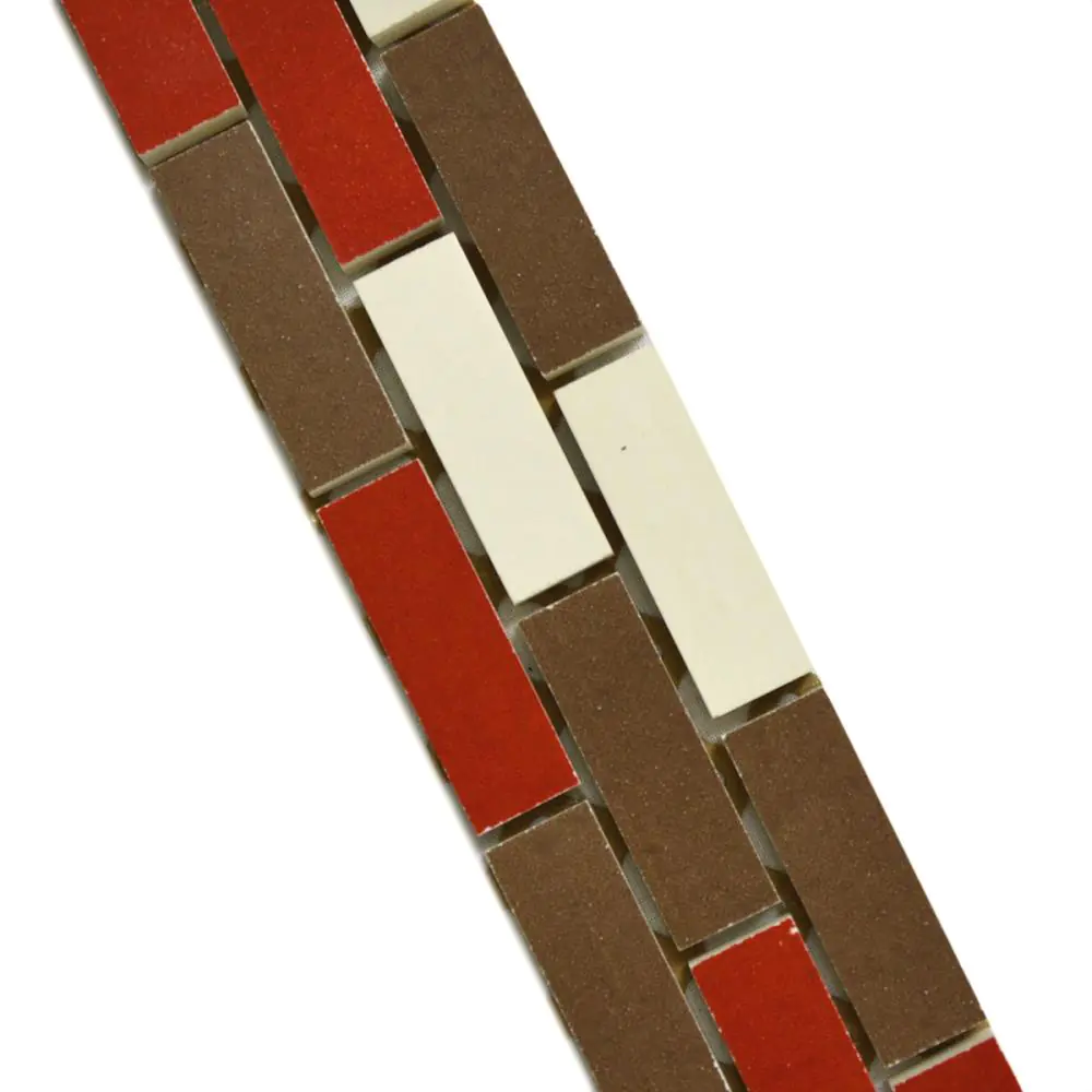 Bordüre Villeroy & Boch 1523 FK73 Carnaby beige rot braun 5x25 cm I.Sorte Bordüre Villeroy & Boch 1523 FK73 Carnaby beige rot braun 5x25 cm I.Sorte