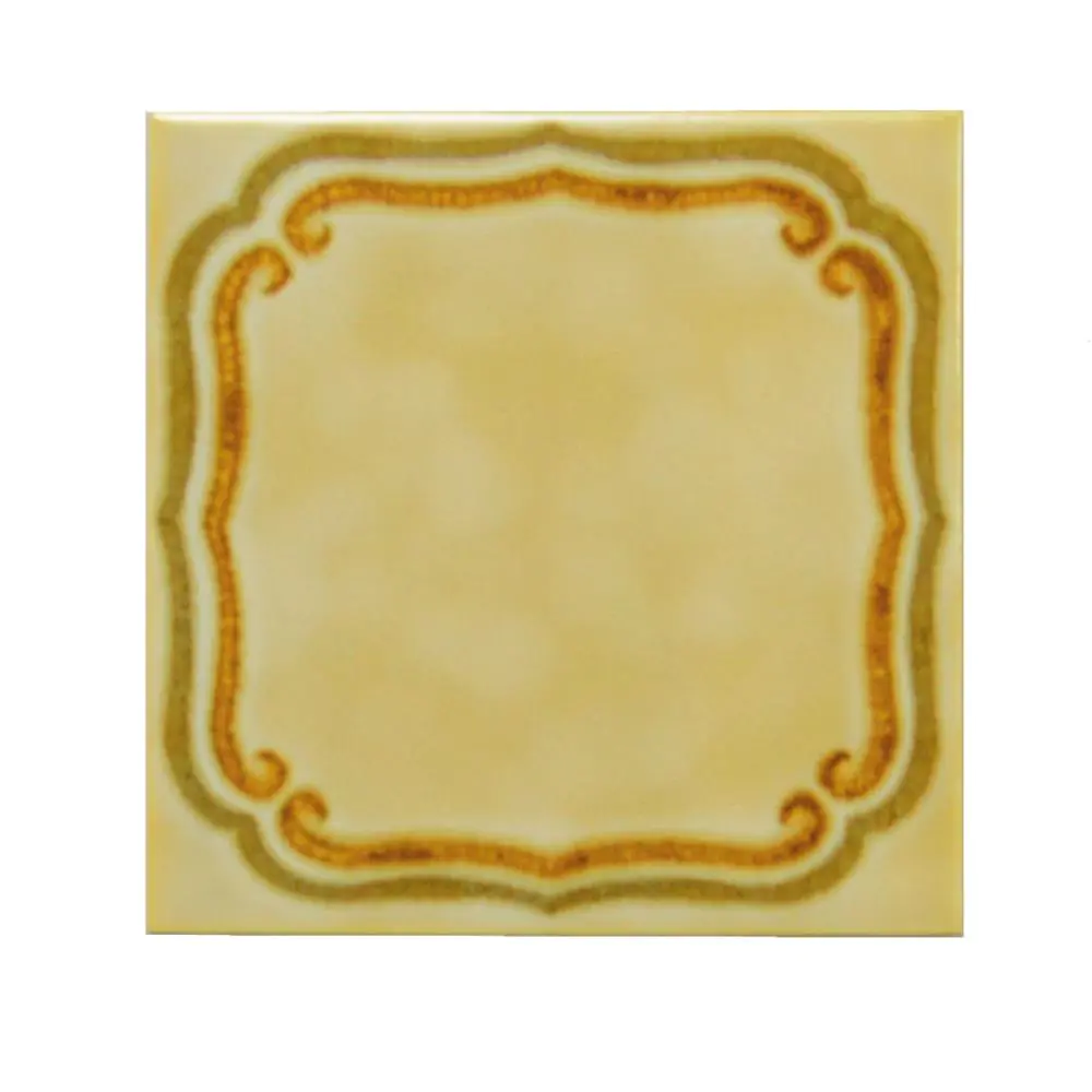 Wandfliese Dekor Servais E2096 beige braun 15x15 cm