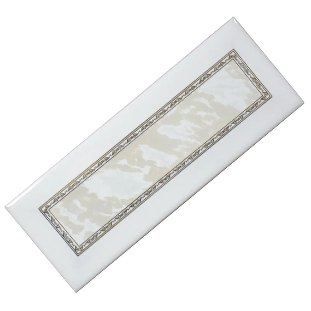 Bordüre Nr.479 Athos gris grau weiß gold Antik 7,5x20 cm Bordüre Nr.479 Athos gris grau weiß gold Antik 7,5x20 cm