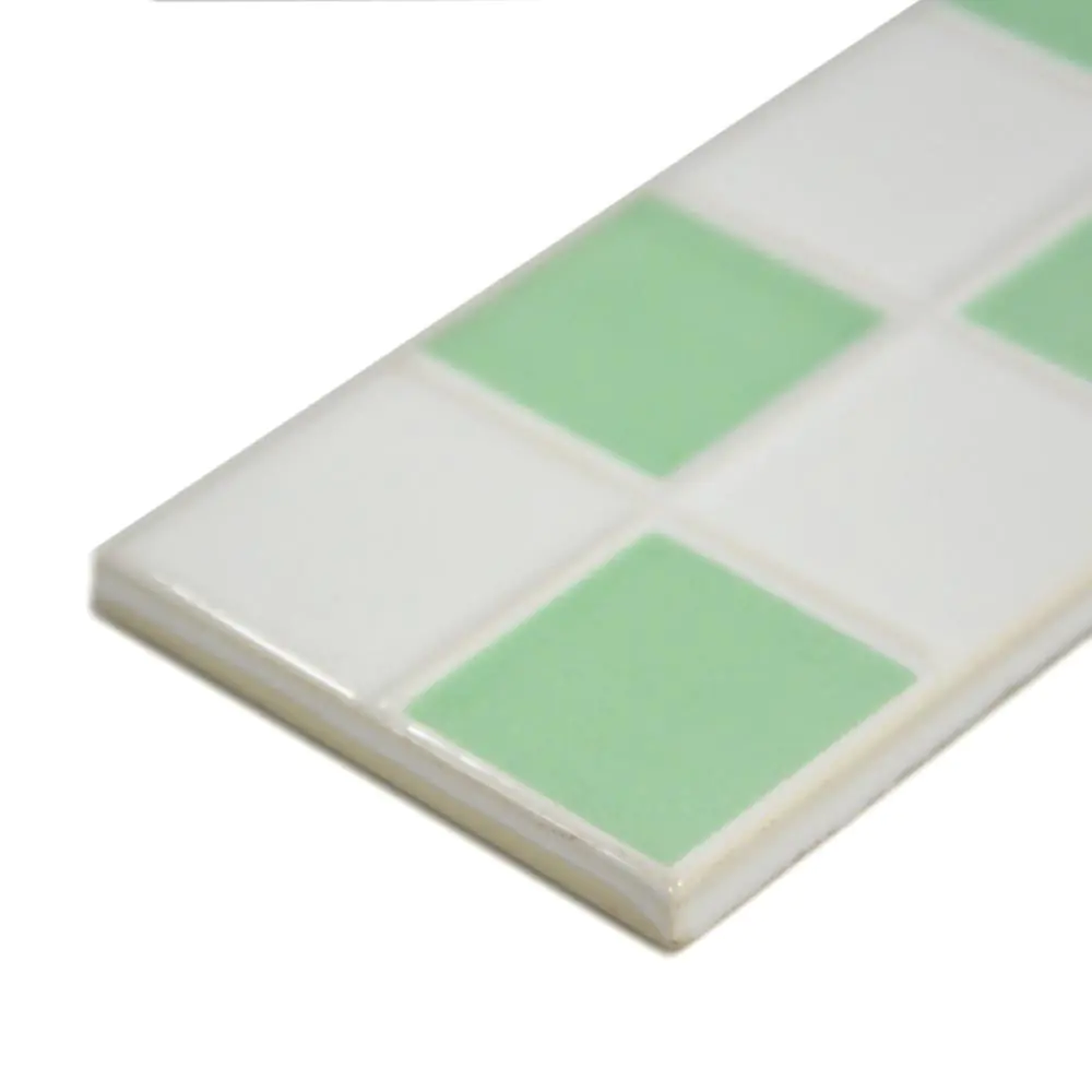 Bordüre Villeroy & Boch 1475 CS20 Creative System jadegrün weiß 6,5x20 cm I.Sorte Bordüre Villeroy & Boch 1475 CS20 Creative System jadegrün weiß 6,5x20 cm I.Sorte