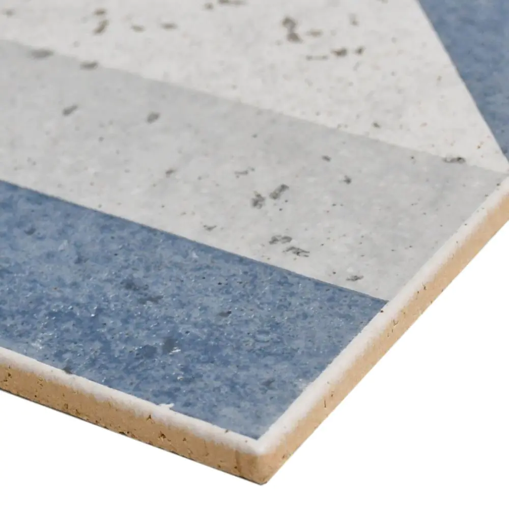 Bodenfliese Dekor Korzilius E5005 Kora Select blau grau 31x31 cm I.Sorte