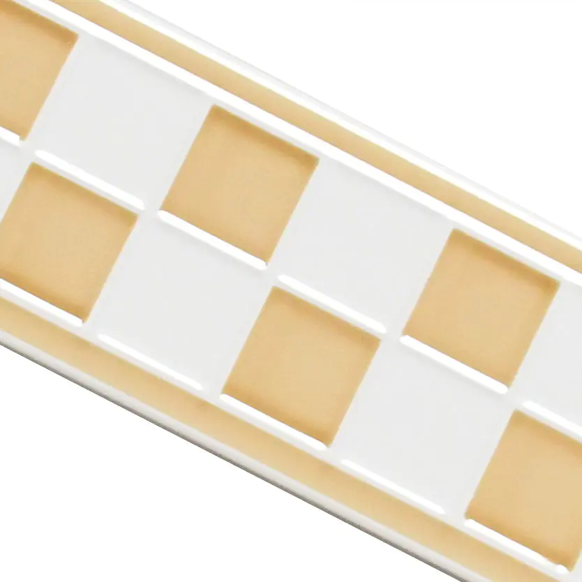 Bordüre Villeroy & Boch Nr.810 1303 D267 Creativa Step by Step beige weiß 10x30 cm I.Sorte Bordüre Villeroy & Boch Nr.810 1303 D267 Creativa Step by Step beige weiß 10x30 cm I.Sorte