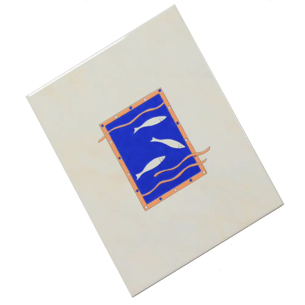 Wandfliese Dekor Villeroy & Boch E1298 1325 JK98 Capella Elara creme Fische 20x25 cm Wandfliese Dekor Villeroy & Boch E1298 1325 JK98 Capella Elara creme Fische 20x25 cm