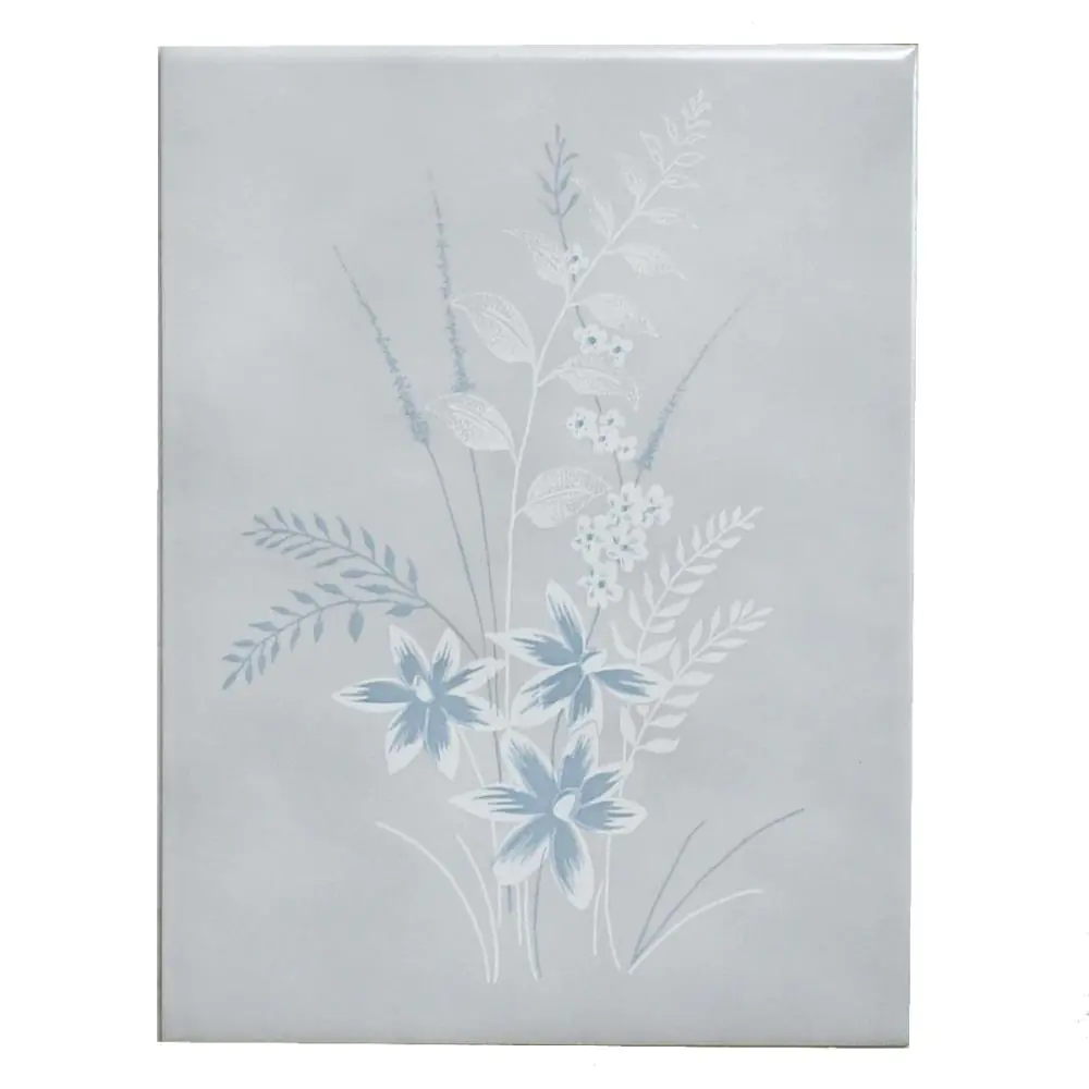 Wandfliese Dekor Sphinx E3105 5713 Fume grau blau 15x20 cm I.Sorte