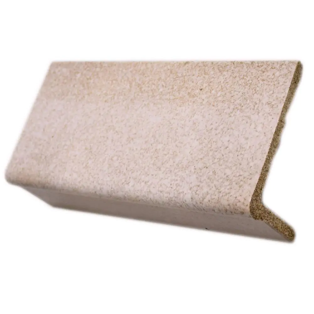 Treppenauftritt Schenkel E4600 Bullnose greige 11x24,5 cm