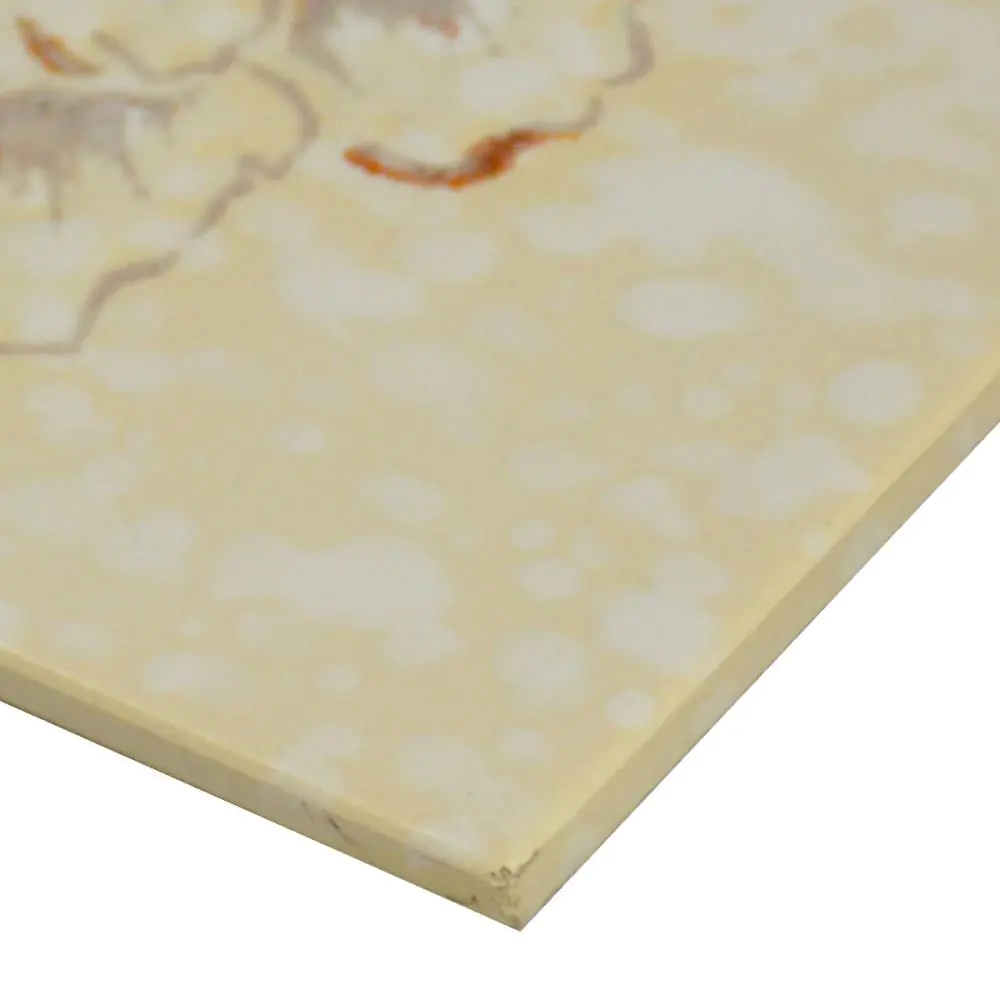 Wandfliese Dekor Wessel Keramik E2883 creme braun grau Blume 15x15 cm I.Sorte Wandfliese Dekor Wessel Keramik E2883 creme braun grau Blume 15x15 cm I.Sorte