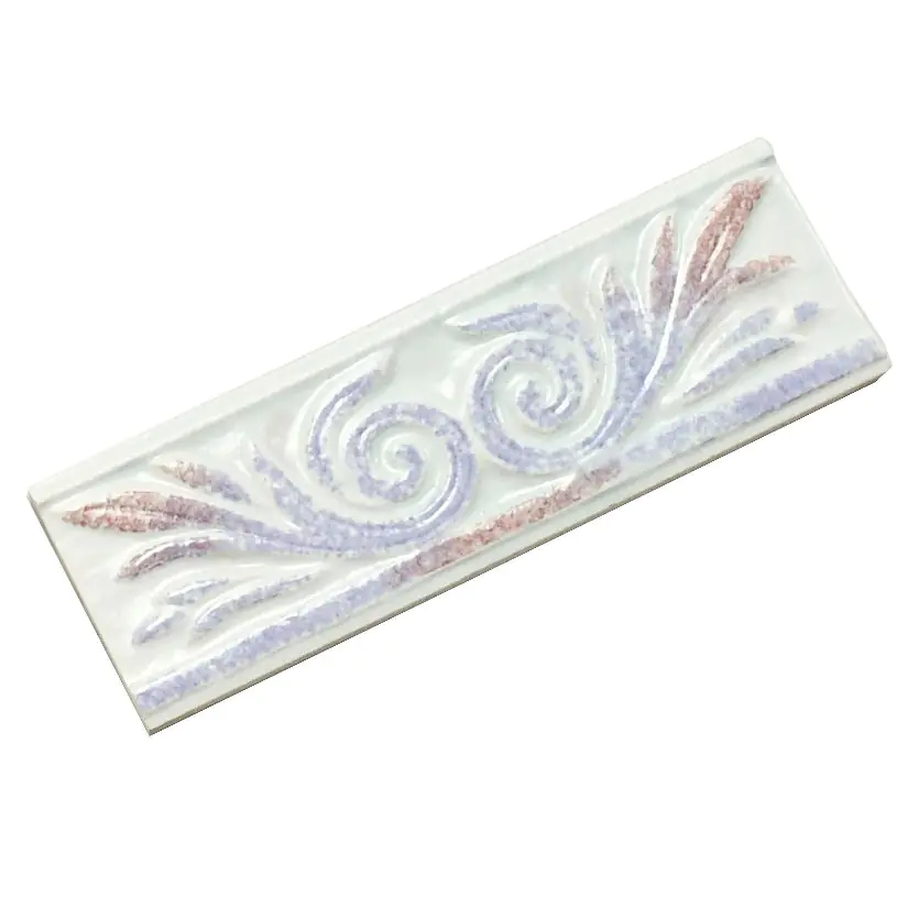 Bordüre Villeroy & Boch Nr.807 1465 LA46 Camargue lila grün rot 6,5x20 cm I.Sorte
