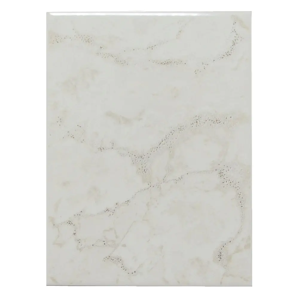 Wandfliese Villeroy & Boch E1646 1330 D936 Cumulus weiß gold 20x25 cm