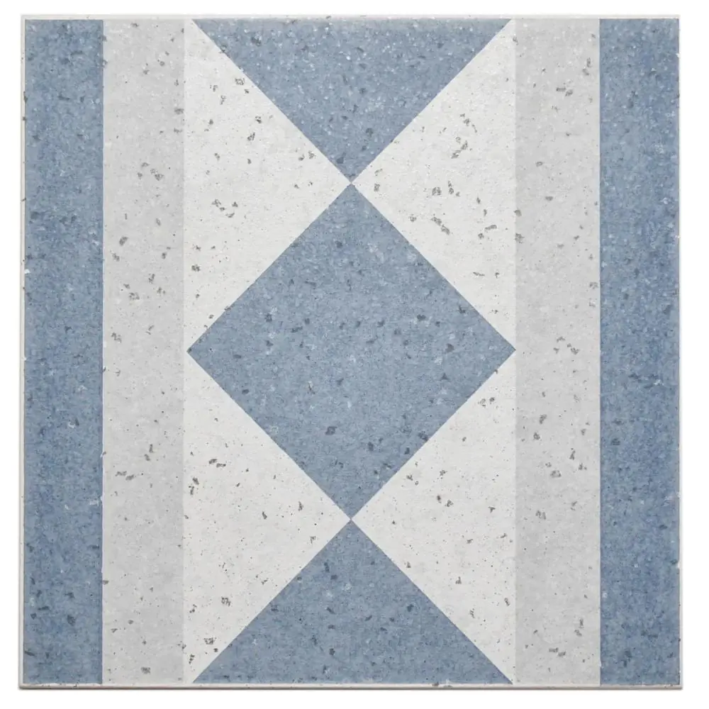 Bodenfliese Dekor Korzilius E5005 Kora Select blau grau 31x31 cm I.Sorte