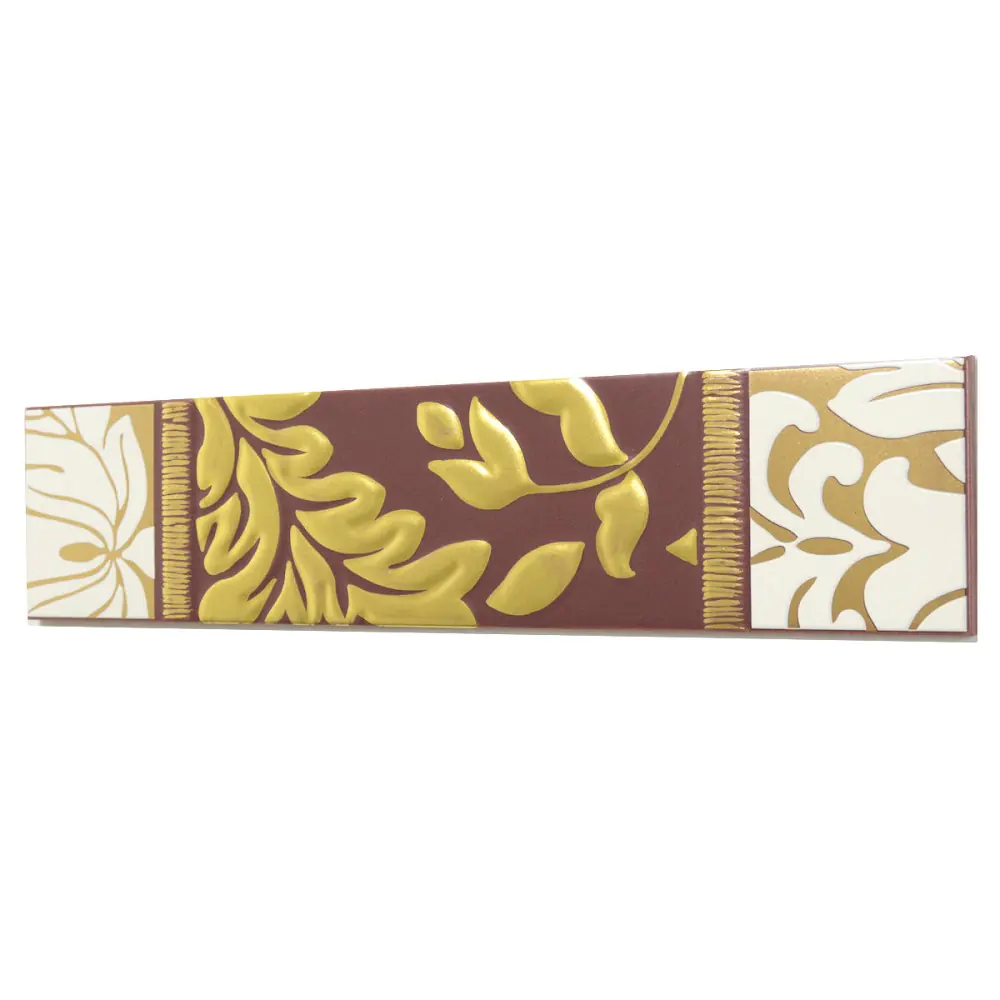 Bordüre Villeroy & Boch 1490 NB63 New Glory rot creme gold 10x45 cm I.Sorte Bordüre Villeroy & Boch 1490 NB63 New Glory rot creme gold 10x45 cm I.Sorte