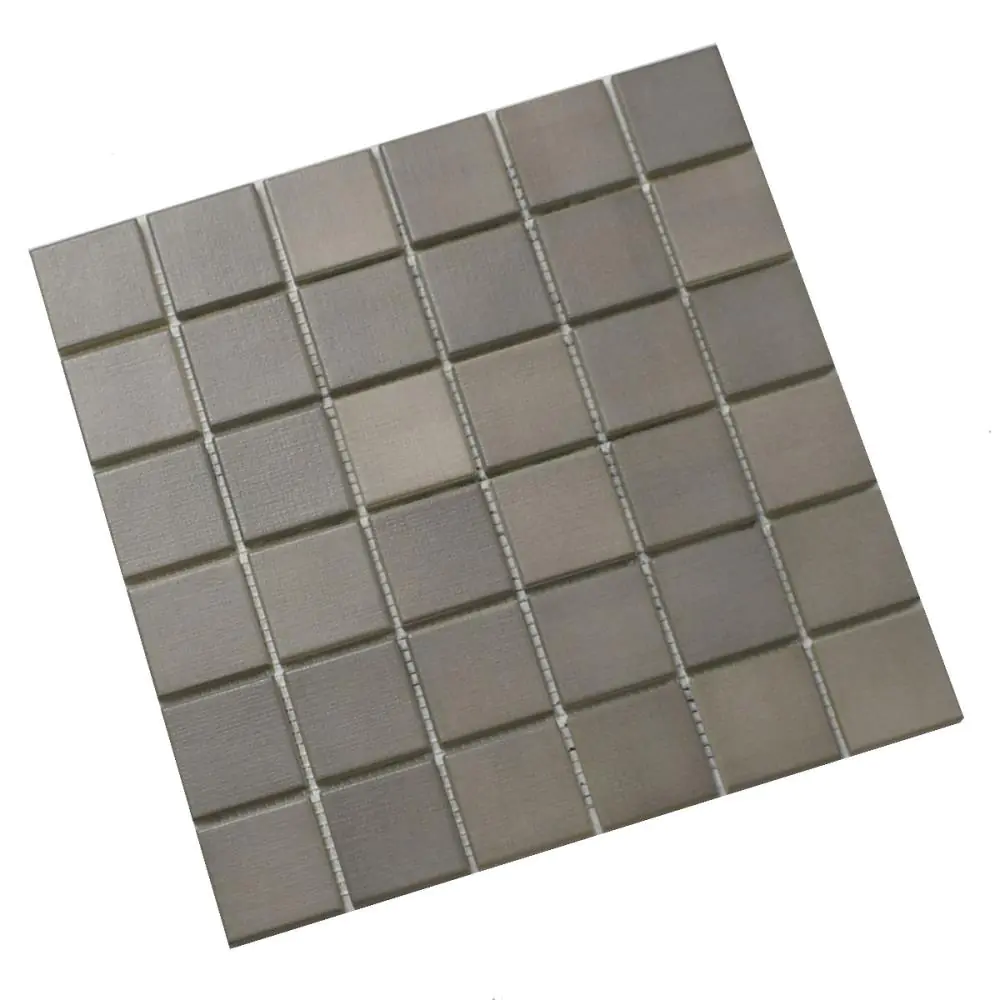Mosaik Jasba E2961 6557H Highlands Secura torfgrau grau 31x31 cm I.Sorte Mosaik Jasba E2961 6557H Highlands Secura torfgrau grau 31x31 cm I.Sorte