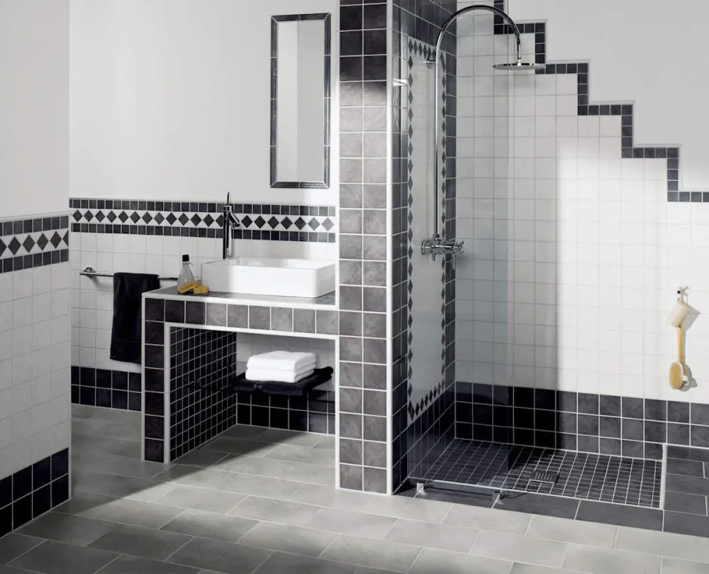 Mosaik Jasba E1109 3549H Village schiefer anthrazit 31x31 cm Mosaik Jasba E1109 3549H Village schiefer anthrazit 31x31 cm