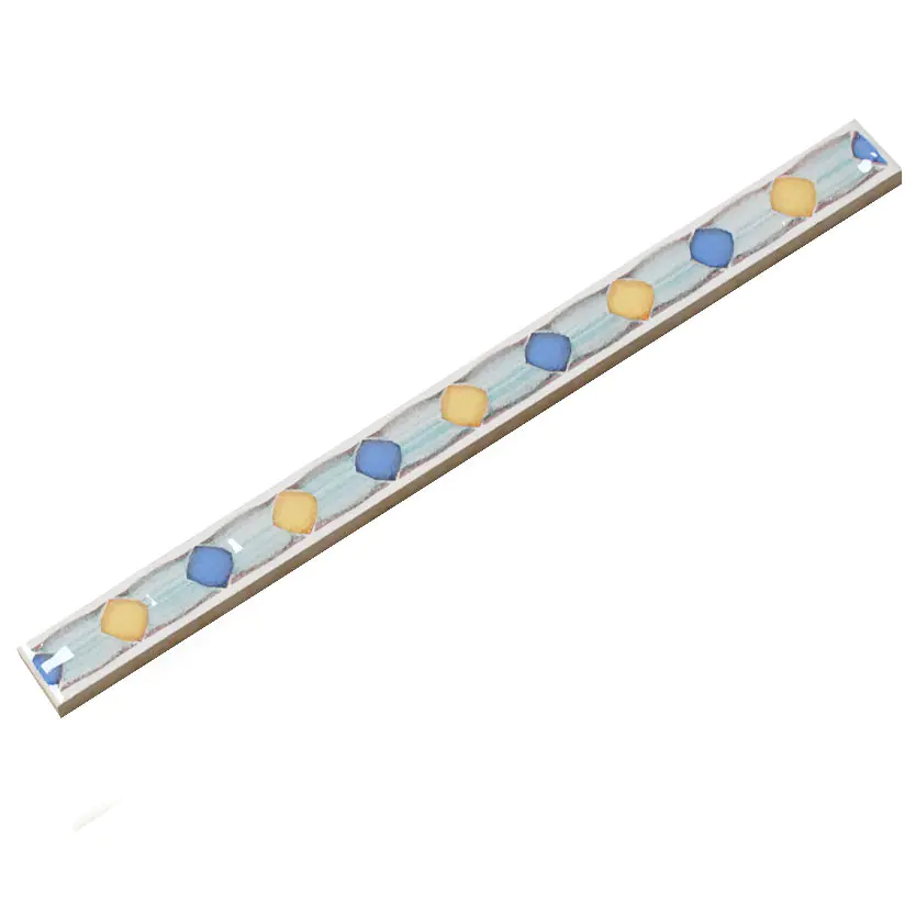 Bordüre Villeroy & Boch Nr.759 1398 JL19 Sun mehrfarbig 2x25 cm I.Sorte