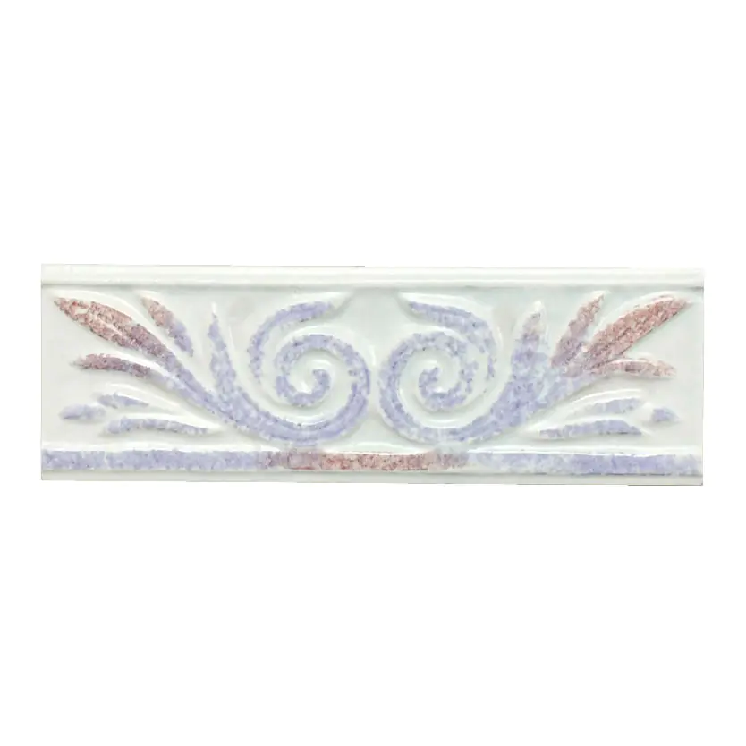 Bordüre Villeroy & Boch Nr.807 1465 LA46 Camargue lila grün rot 6,5x20 cm I.Sorte