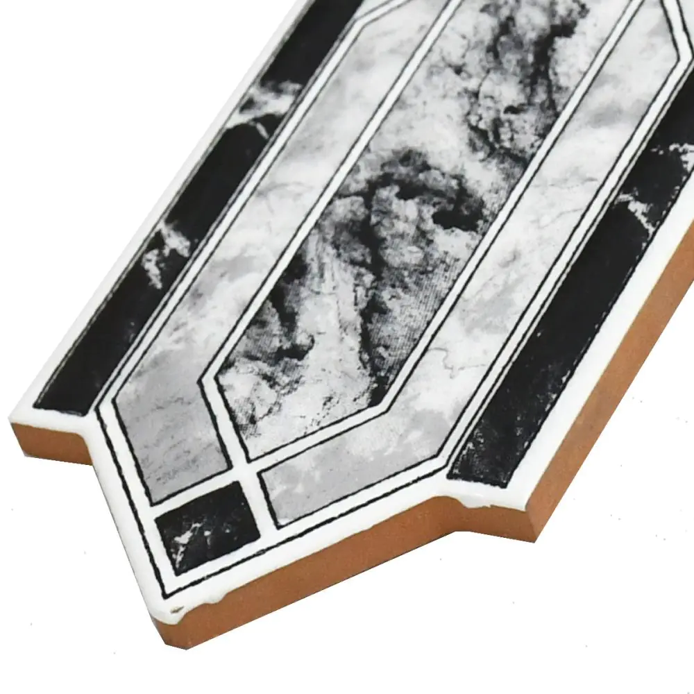 Bordüre Nr.646 schwarz grau 7x30 cm
