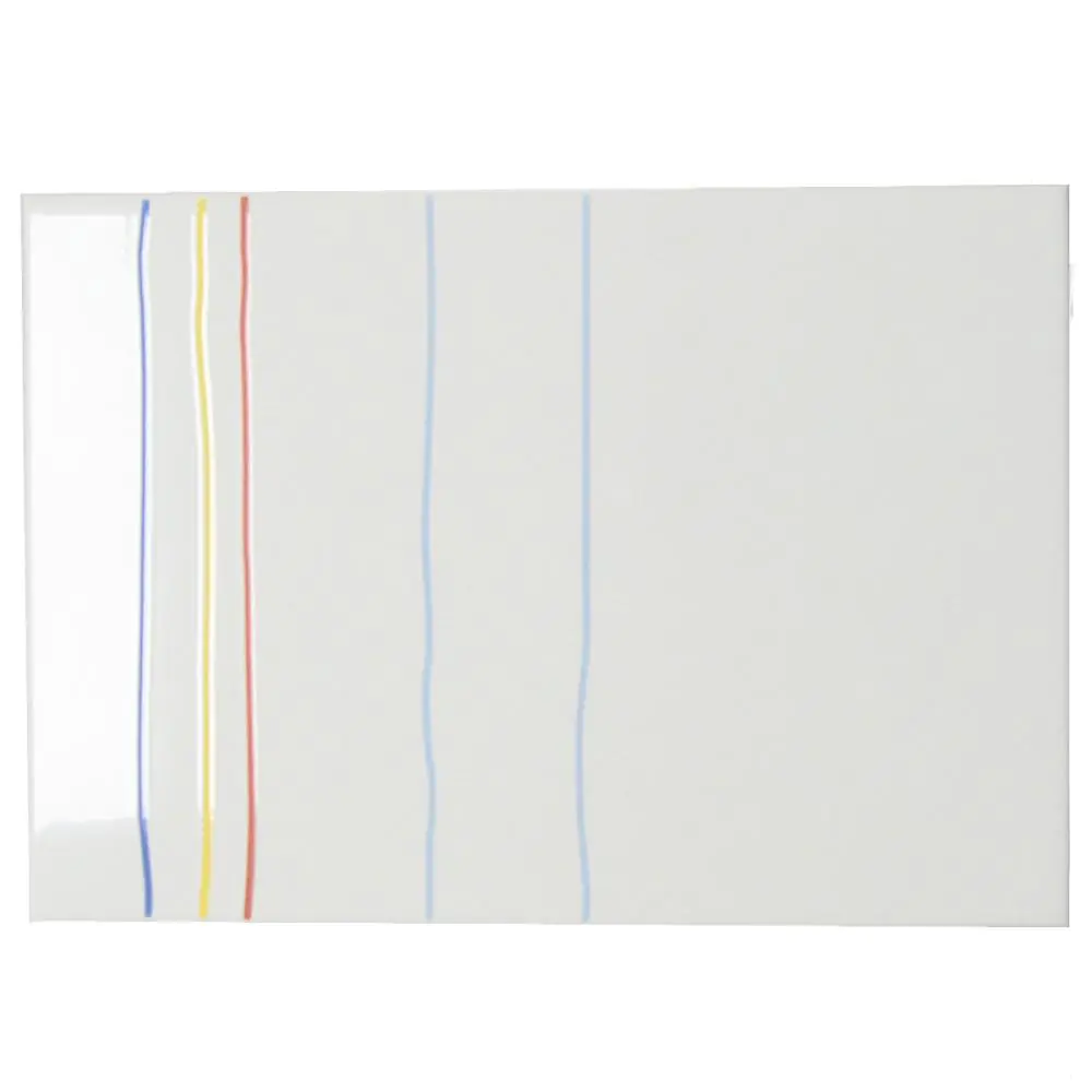 Wandfliese Dekor Villeroy & Boch E332 1150 KL30 Enjoy weiß Streifen 25x35 cm I.Sorte