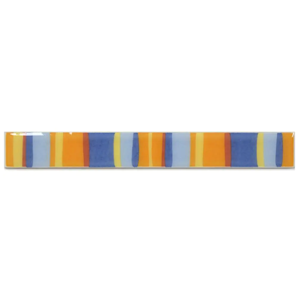 Bordüre Villeroy & Boch 1454 KL36 Enjoy blau orange bunt 3x25 cm I.Sorte