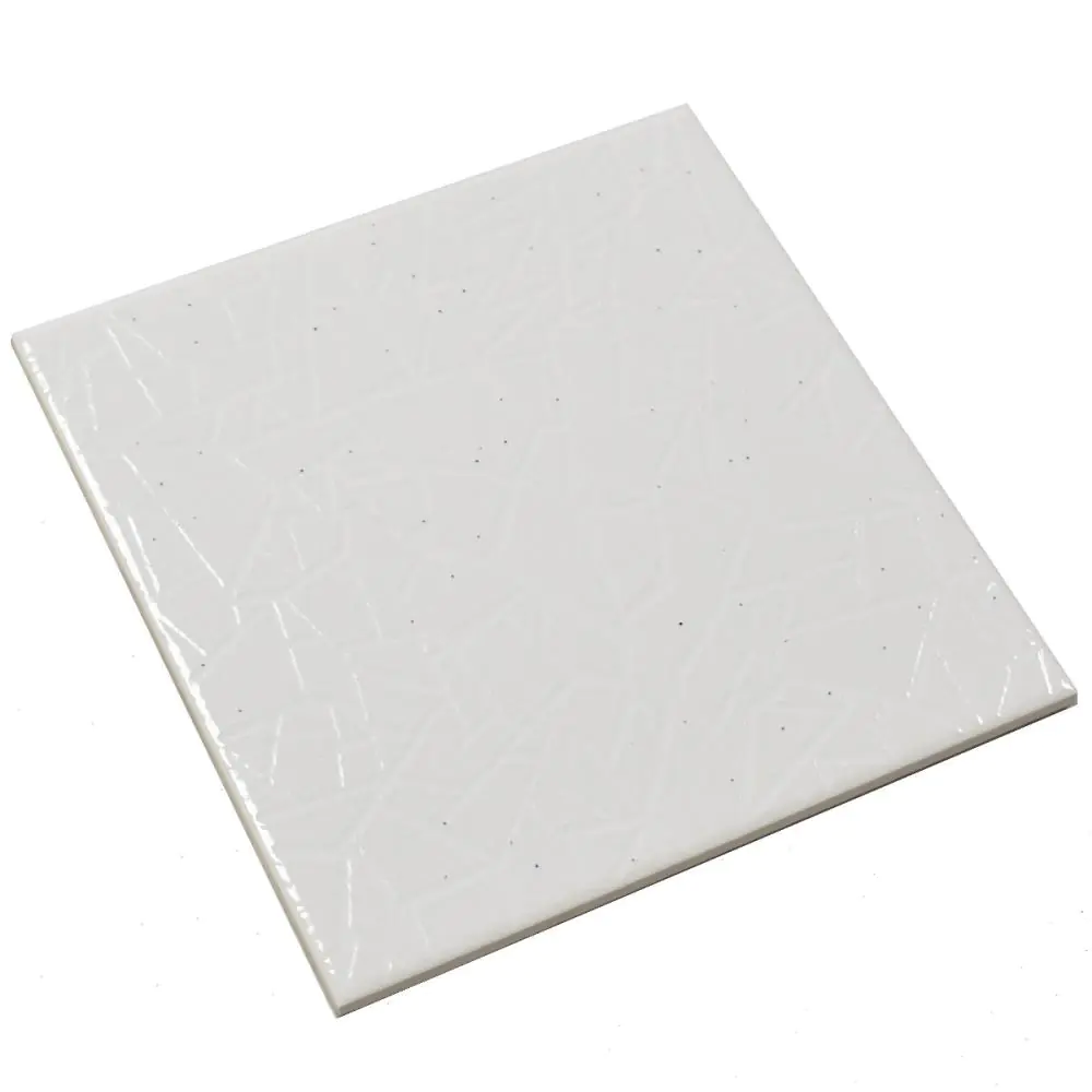 Wandfliese Dekor Steuler Design E3134 44470 weiß mehrfarbig 25x25 cm