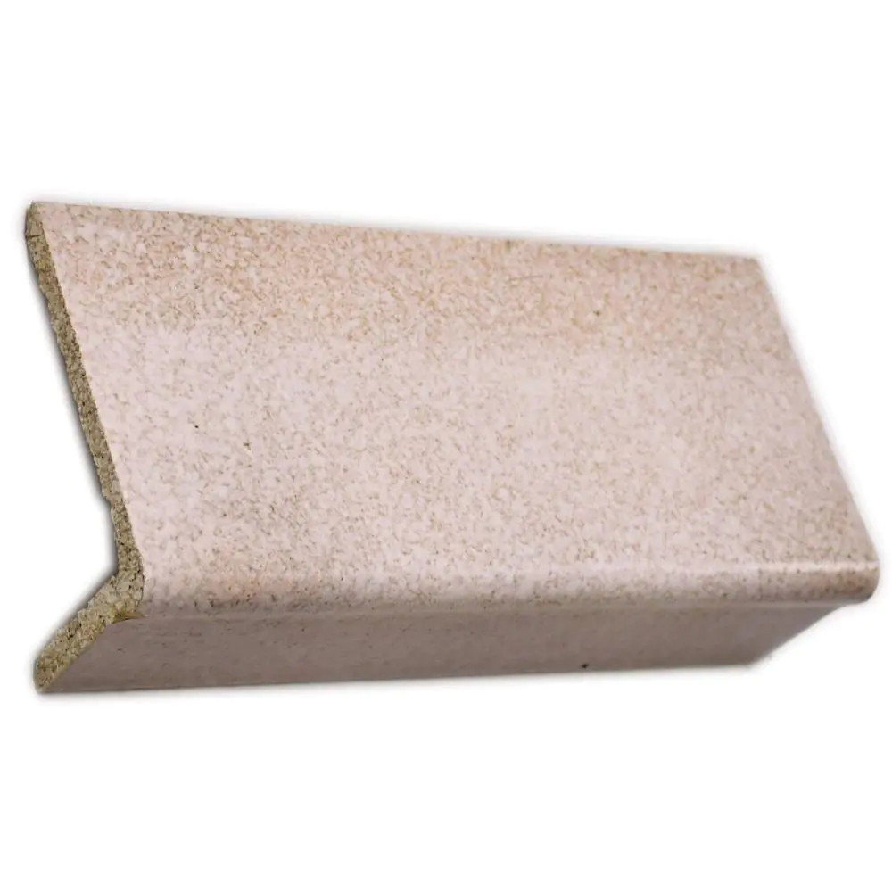 Treppenauftritt Schenkel E4600 Bullnose greige 11x24,5 cm