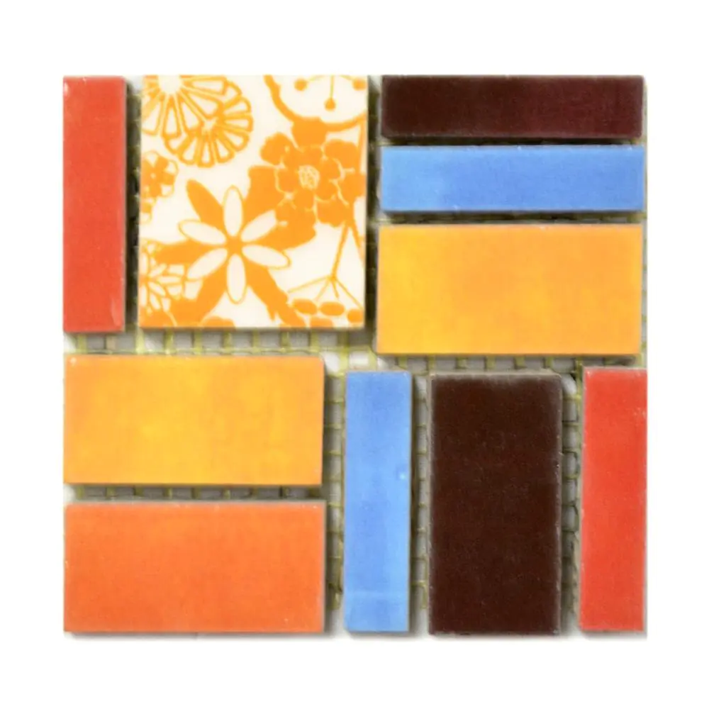 Bordüre Einleger Steuler Design Nr.123 35939 Patchwork mehrfarbig 9x9 cm I.Sorte