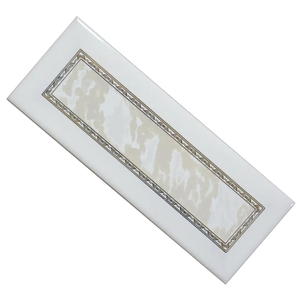 Bordüre Nr.479 Athos gris grau weiß gold Antik 7,5x20 cm Bordüre Nr.479 Athos gris grau weiß gold Antik 7,5x20 cm