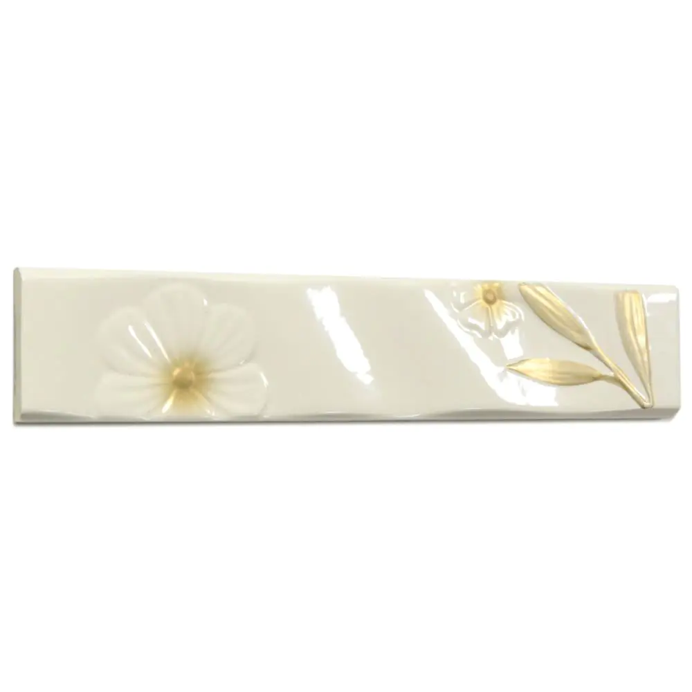 Bordüre Villeroy & Boch 1733 FL27 White Classic weiß beige 6,5x33 cm I.Sorte Bordüre Villeroy & Boch 1733 FL27 White Classic weiß beige 6,5x33 cm I.Sorte