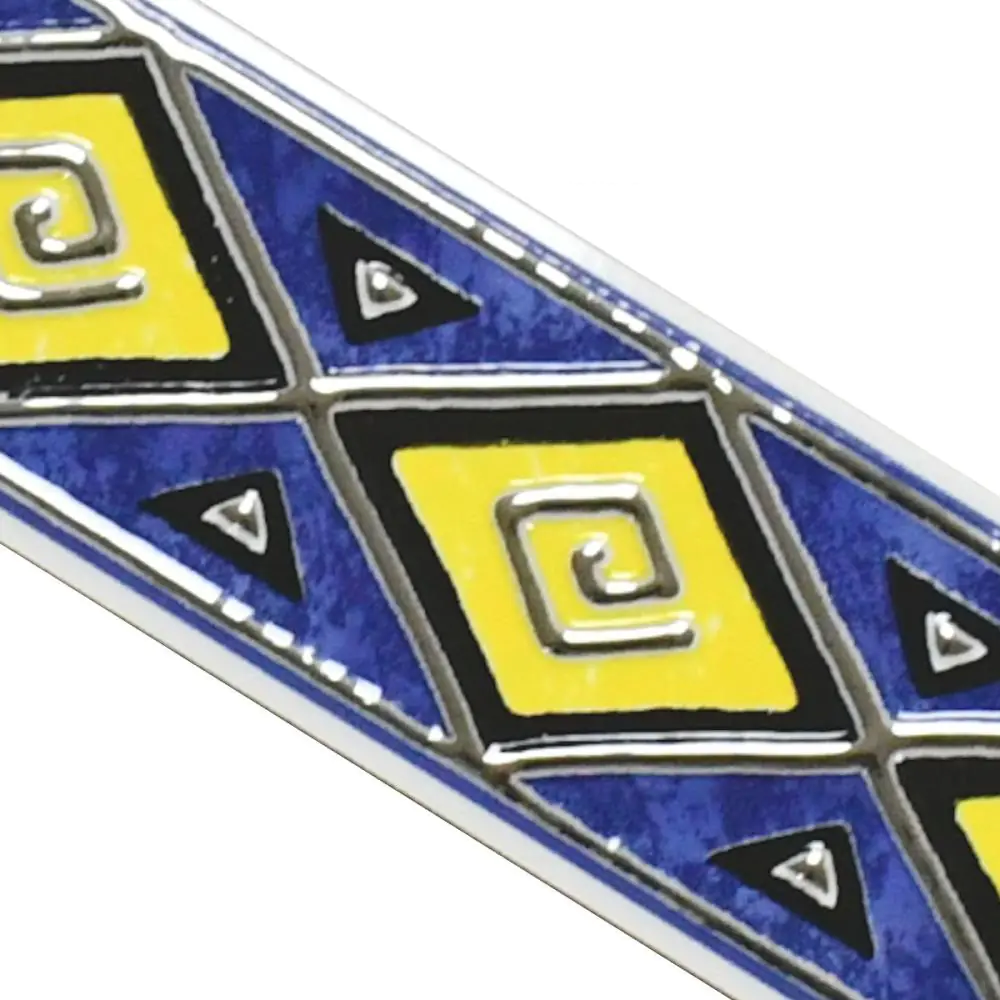 Bordüre HPH Placke Nr.612 Pamplona gelb blau schwarz 6,5x25 cm