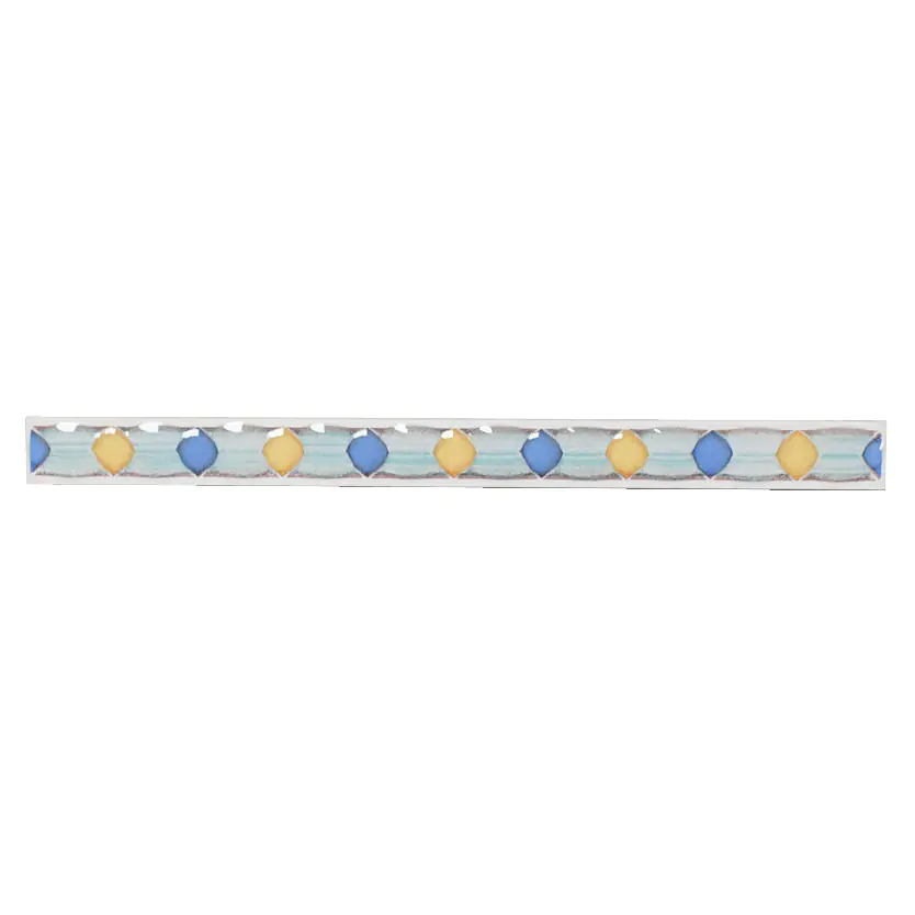Bordüre Villeroy & Boch Nr.759 1398 JL19 Sun mehrfarbig 2x25 cm I.Sorte