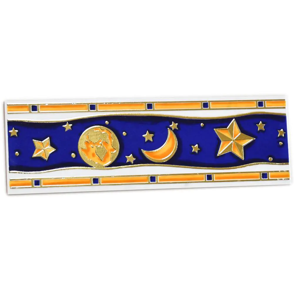 Bordüre Atlas Concorde E4697 Stelle mehrfarbig 8x25 cm I.Sorte