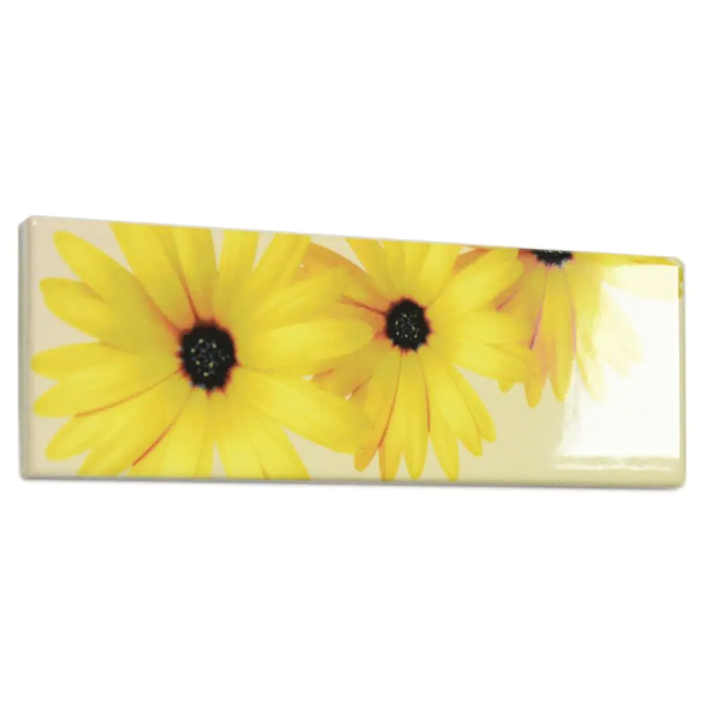 Bordüre Villeroy & Boch 1483 CS63 Creative System gelb Blume 6,5x20 cm I.Sorte Bordüre Villeroy & Boch 1483 CS63 Creative System gelb Blume 6,5x20 cm I.Sorte