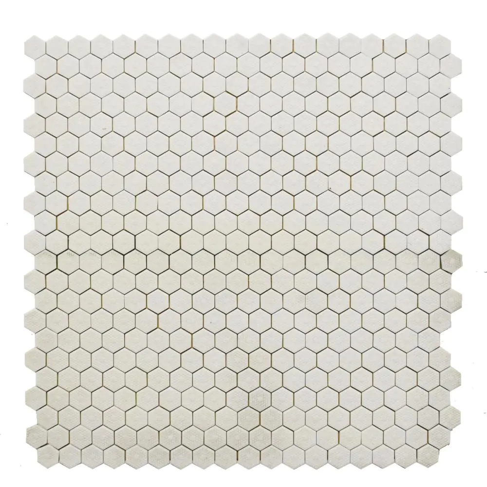 Mosaik Emaux de Briare E3165 altweiß Sechseck 50x50 cm Mosaik Emaux de Briare E3165 altweiß Sechseck 50x50 cm