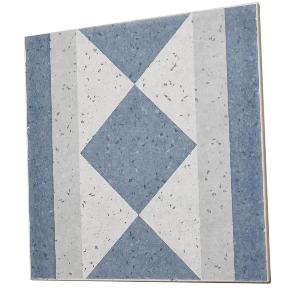 Bodenfliese Dekor Korzilius E5005 Kora Select blau grau 31x31 cm I.Sorte