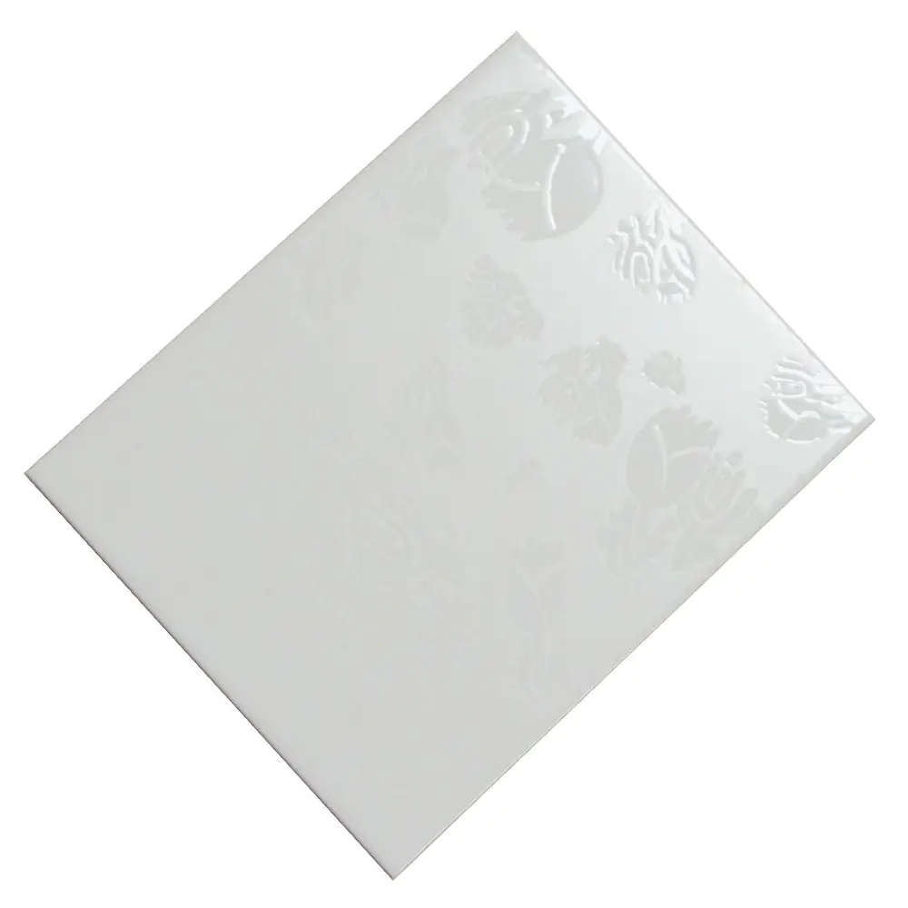 Wandfliese Bremer Wandplatten E1047 FLC 40 weiß Blumen 20x25 cm Wandfliese Bremer Wandplatten E1047 FLC 40 weiß Blumen 20x25 cm