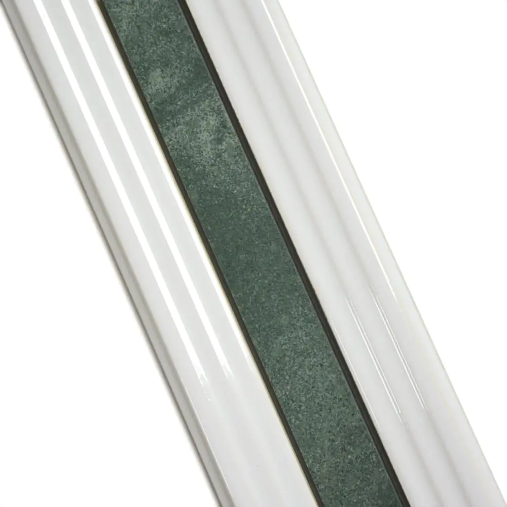 Bordüre Villeroy & Boch 1727 FL25 White Classic weiß grün 10x33 cm I.Sorte Bordüre Villeroy & Boch 1727 FL25 White Classic weiß grün 10x33 cm I.Sorte