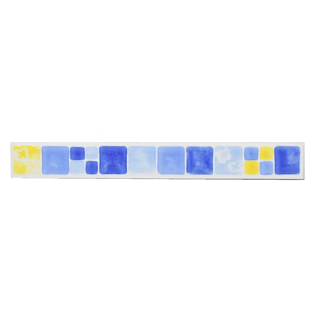 Bordüre Villeroy & Boch Nr.748 1454 KC26 Multiply Arctica blau weiß gelb 3x25 cm