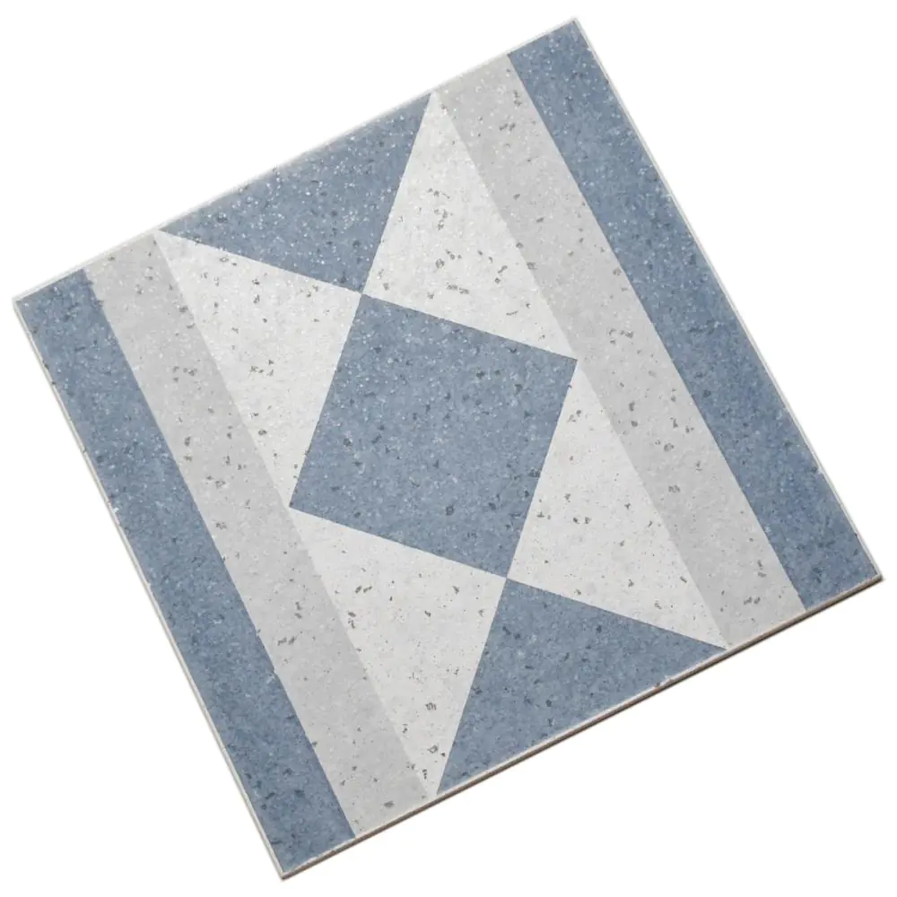 Bodenfliese Dekor Korzilius E5005 Kora Select blau grau 31x31 cm I.Sorte